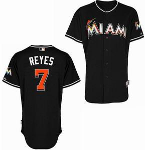 Reyes Miami Marlins black jersey