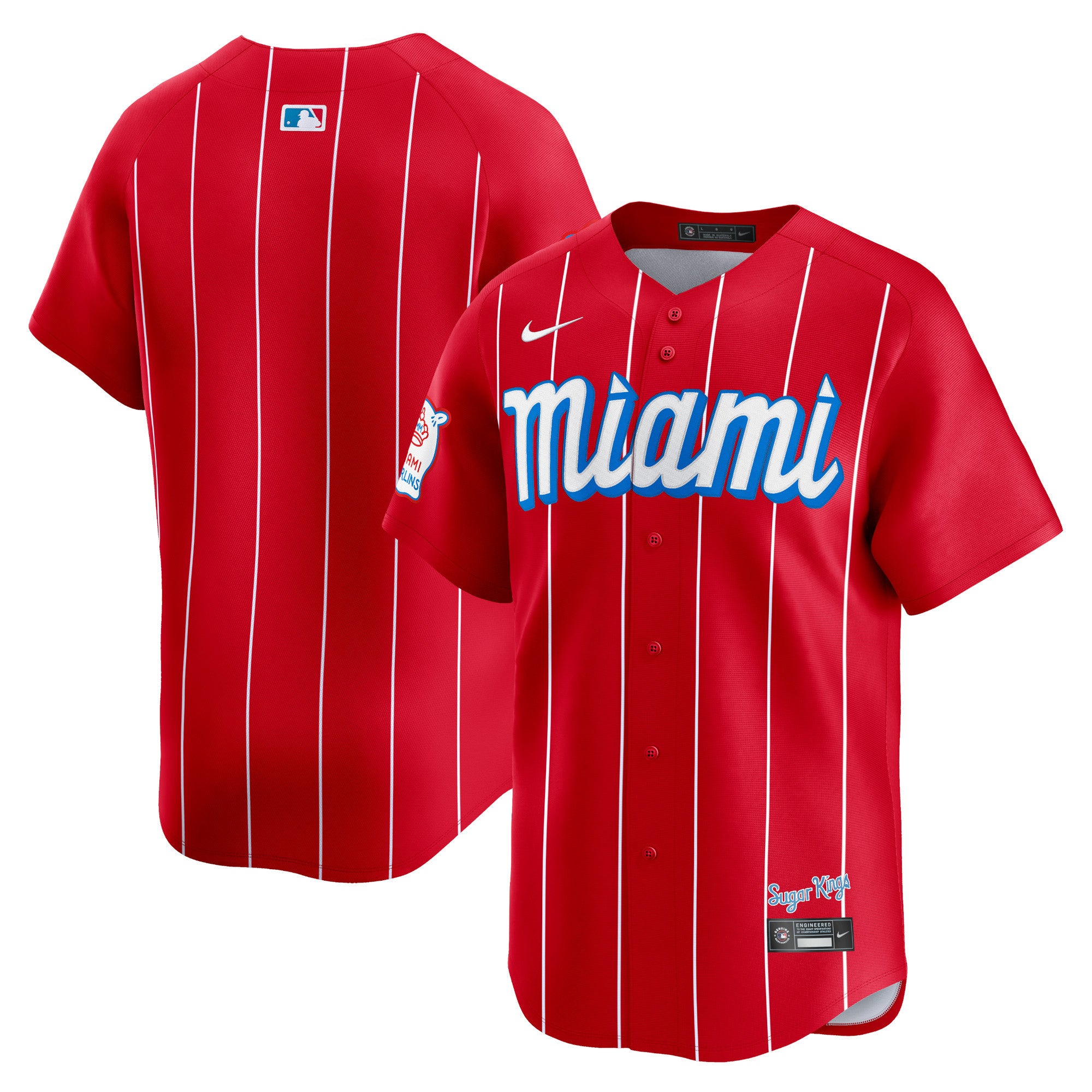 Miami Marlins red City Connect jersey