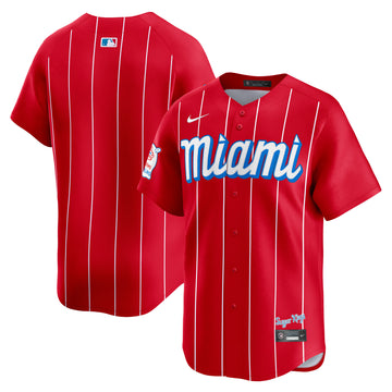 Miami Marlins red City Connect jersey