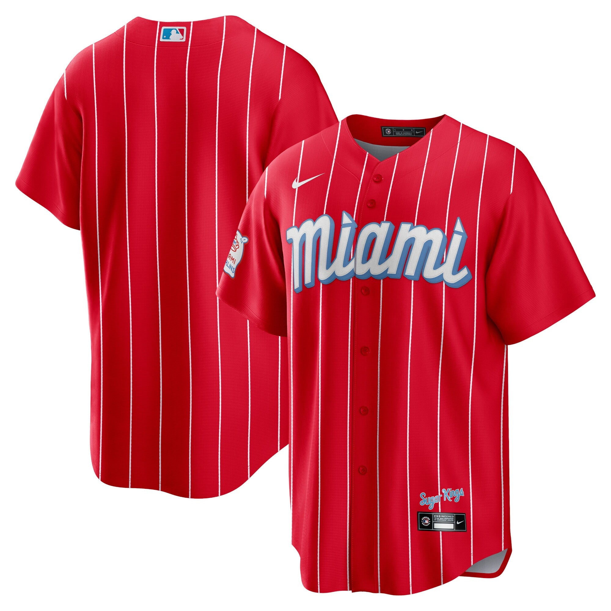 Miami Marlins red City Connect jersey