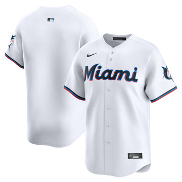 Miami Marlins white Limited jersey