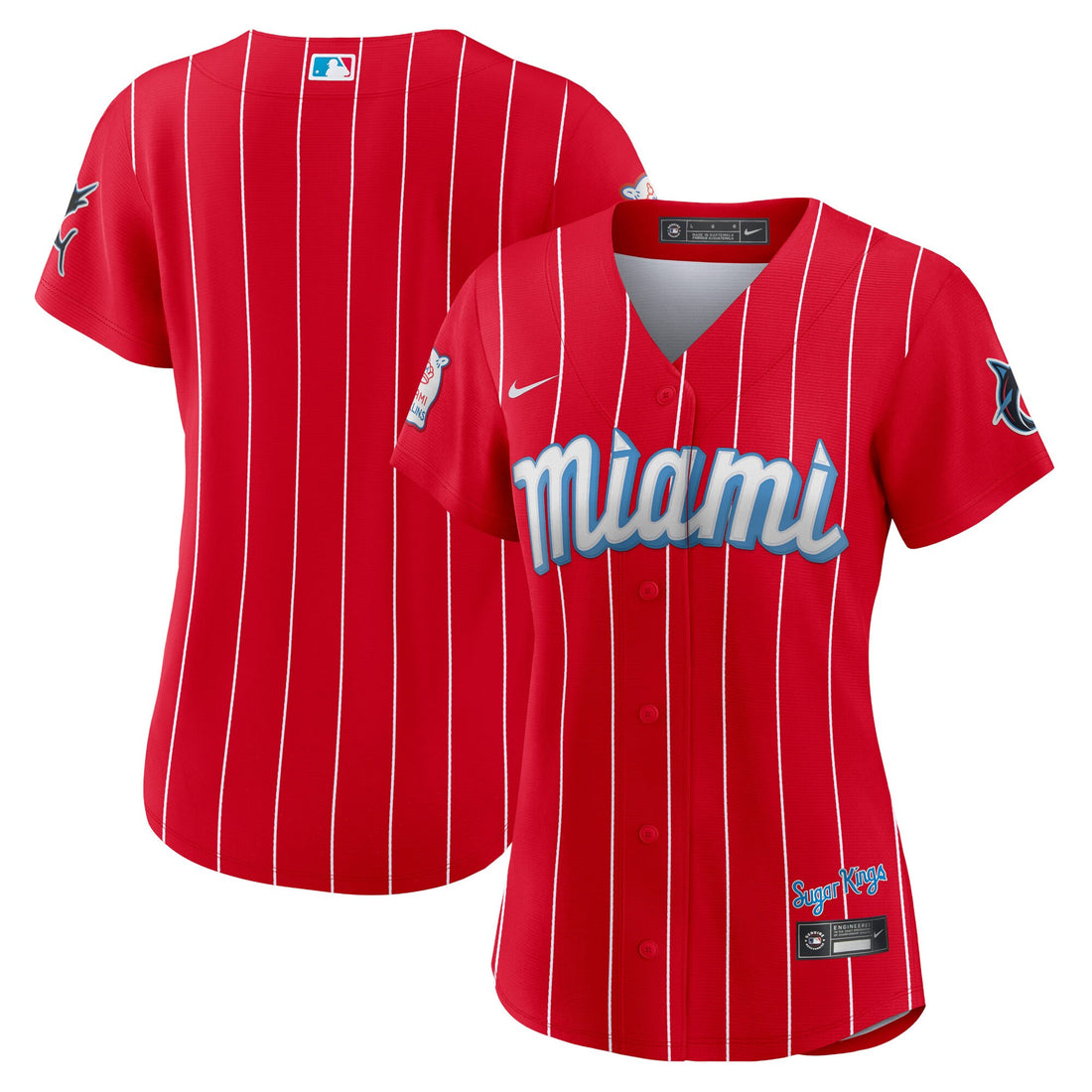 Miami Marlins red City Connect jersey