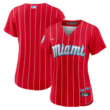 Miami Marlins red City Connect jersey