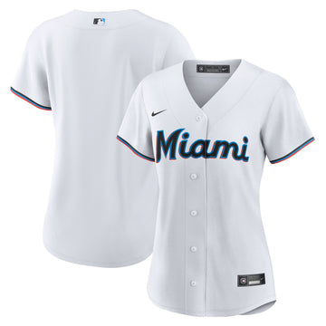 Miami Marlins white Home jersey
