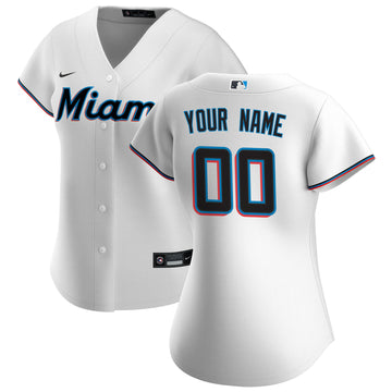 Miami Marlins white Home jersey