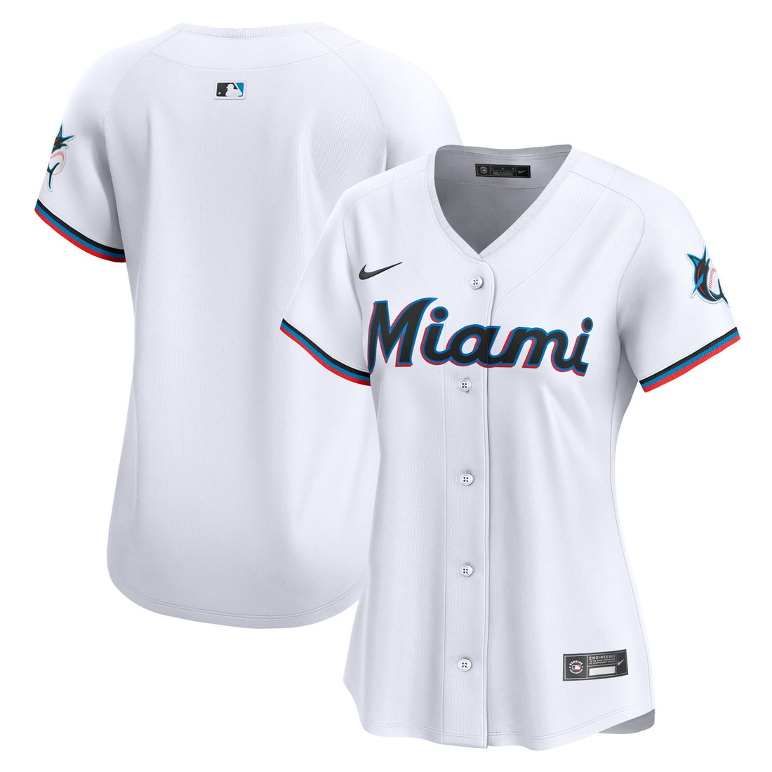 Miami Marlins white Limited jersey
