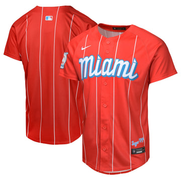 Miami Marlins red City Connect jersey