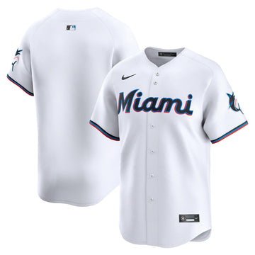 Miami Marlins white Limited jersey