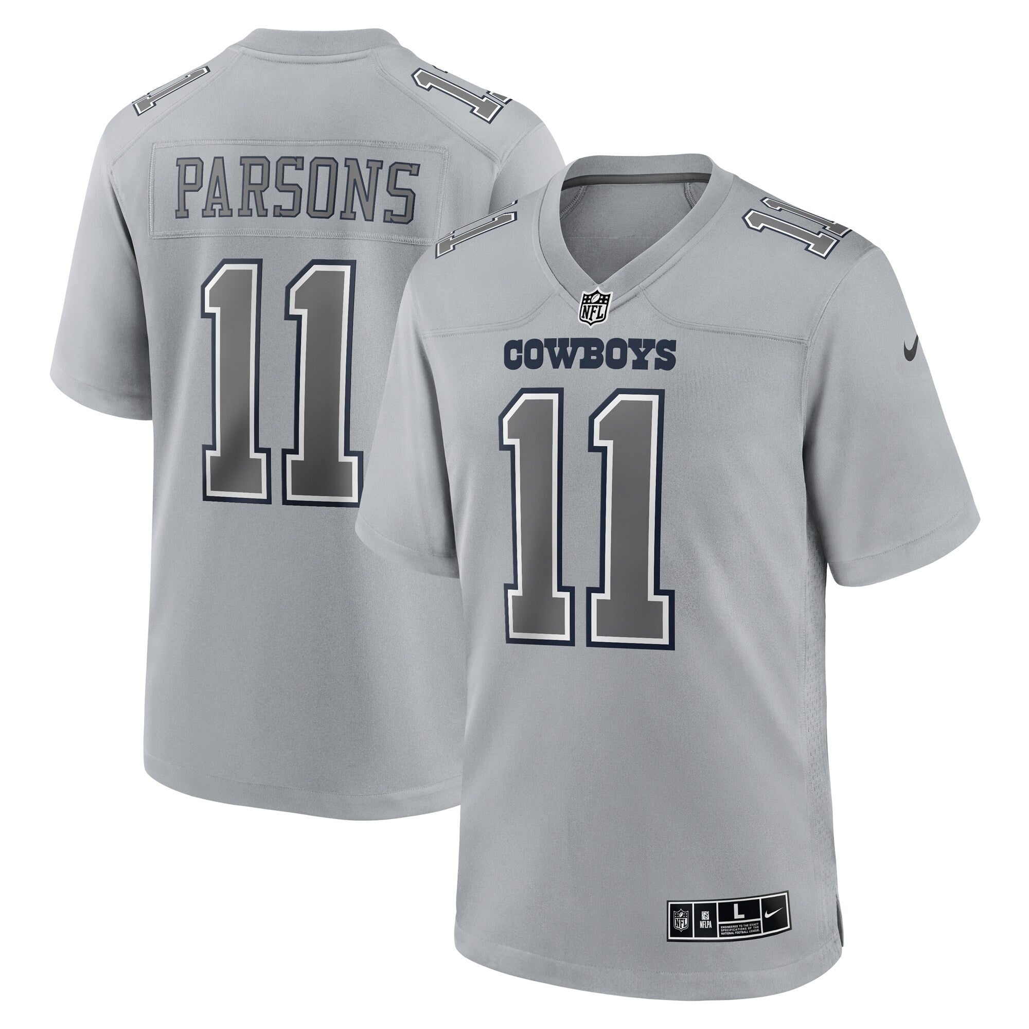 Micah Parsons Atmosphere Dallas Cowboys gray Fashion jersey