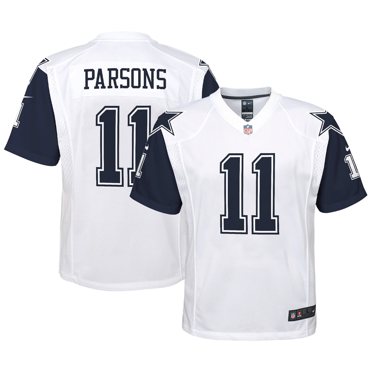 Micah Parsons Dallas Cowboys white Alternate jersey