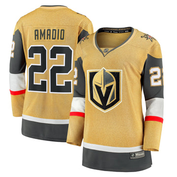 Michael Amadio Vegas Golden Knights gold Alternate jersey