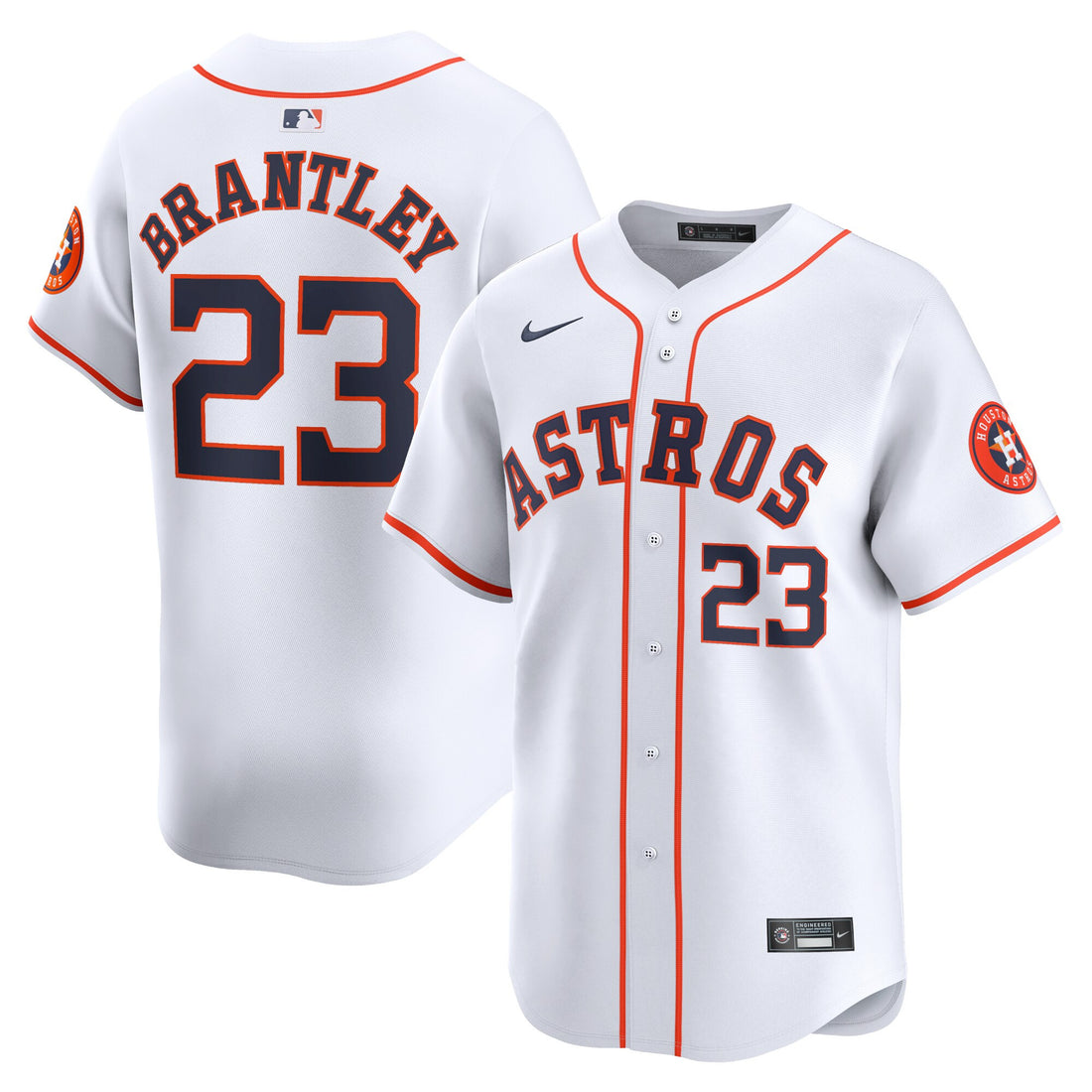 Michael Brantley Houston Astros white Limited jersey