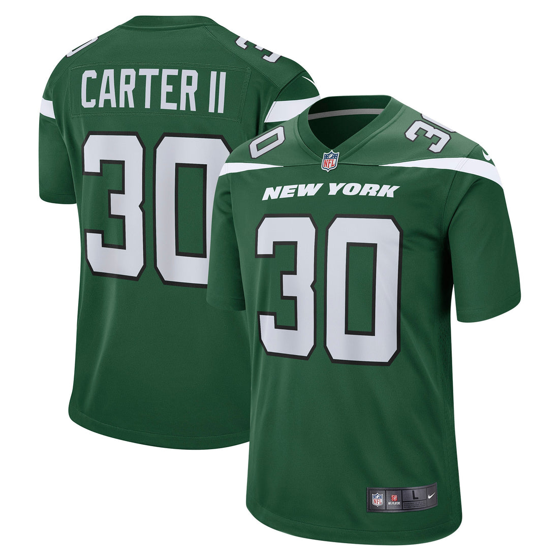 Michael Carter Ii Gotham New York Jets green jersey