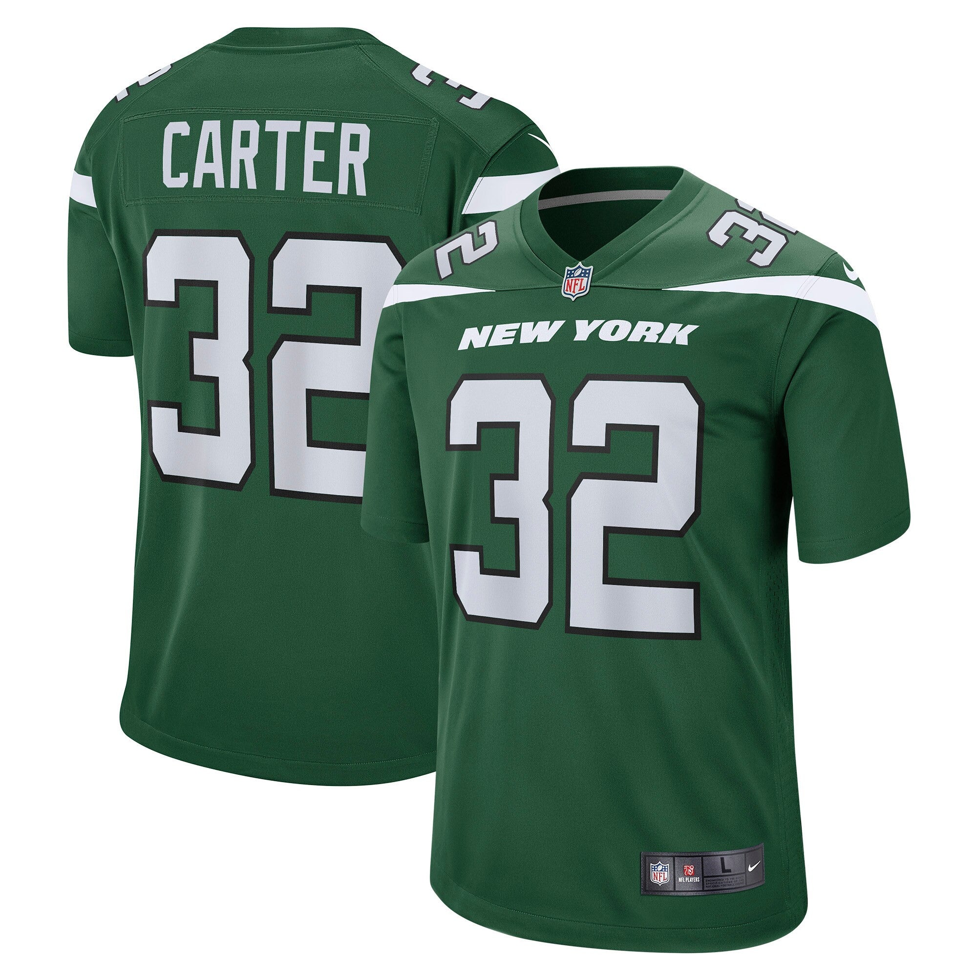 Michael Carter Gotham New York Jets green jersey