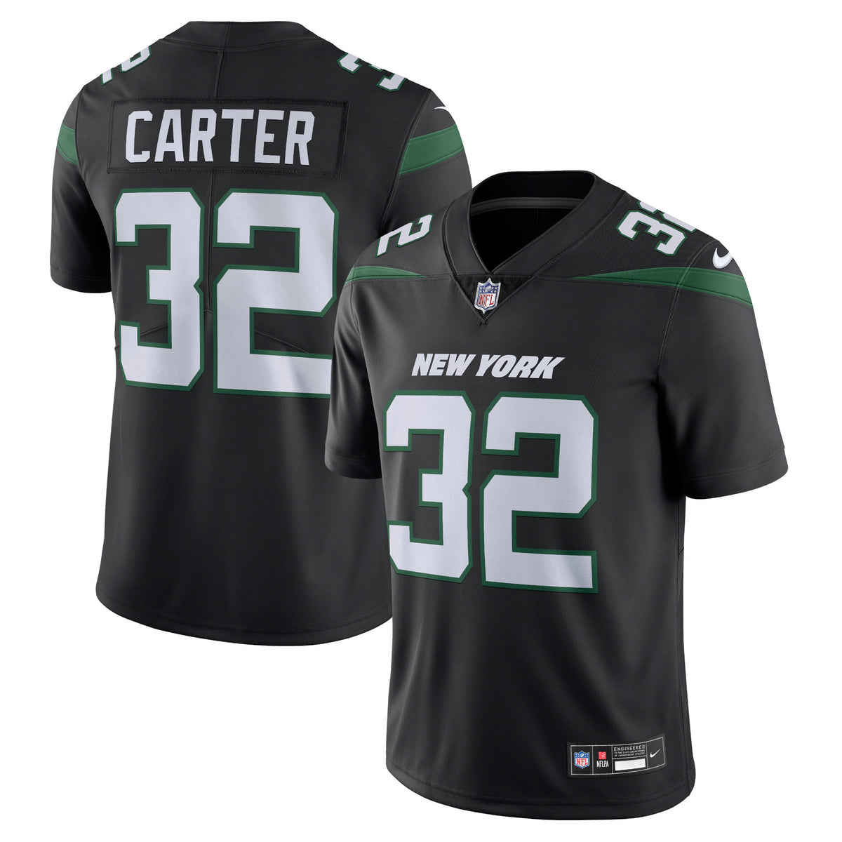 Michael Carter New York Jets black Untouchable jersey