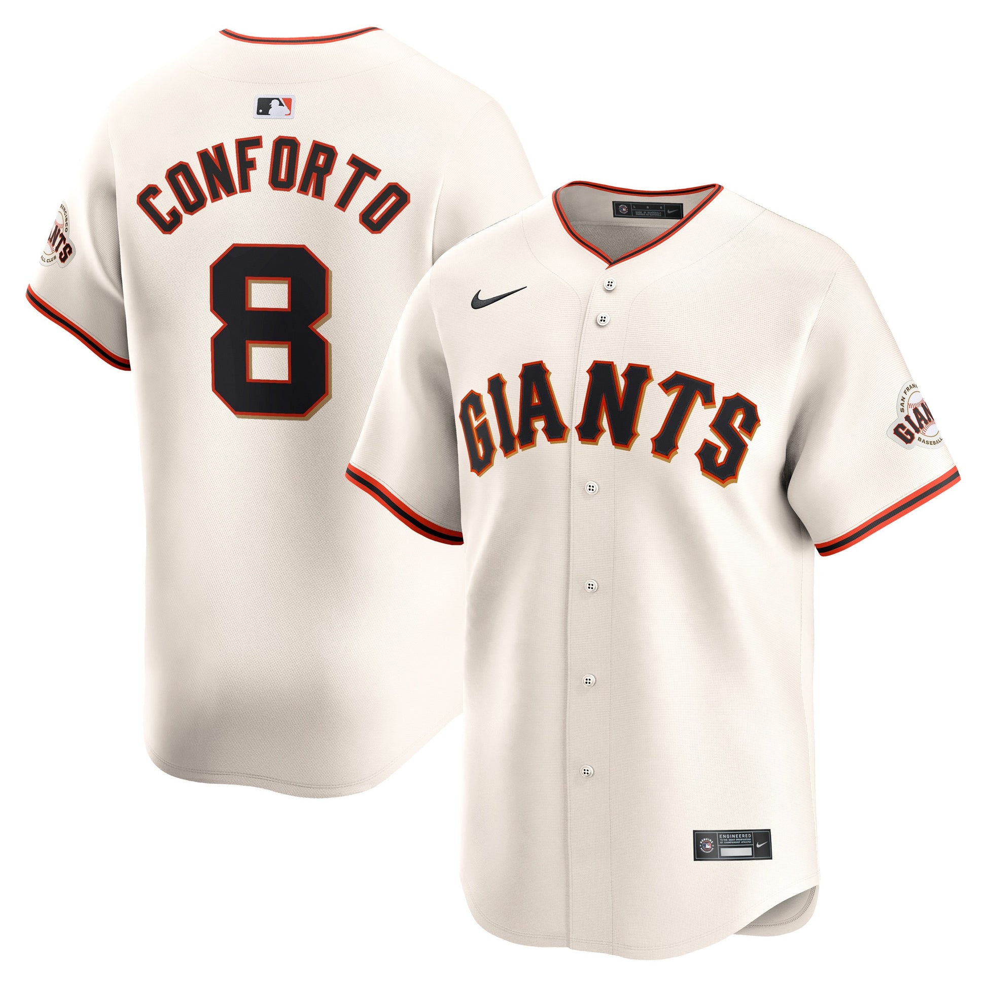 Michael Conforto San Francisco Giants cream Limited jersey