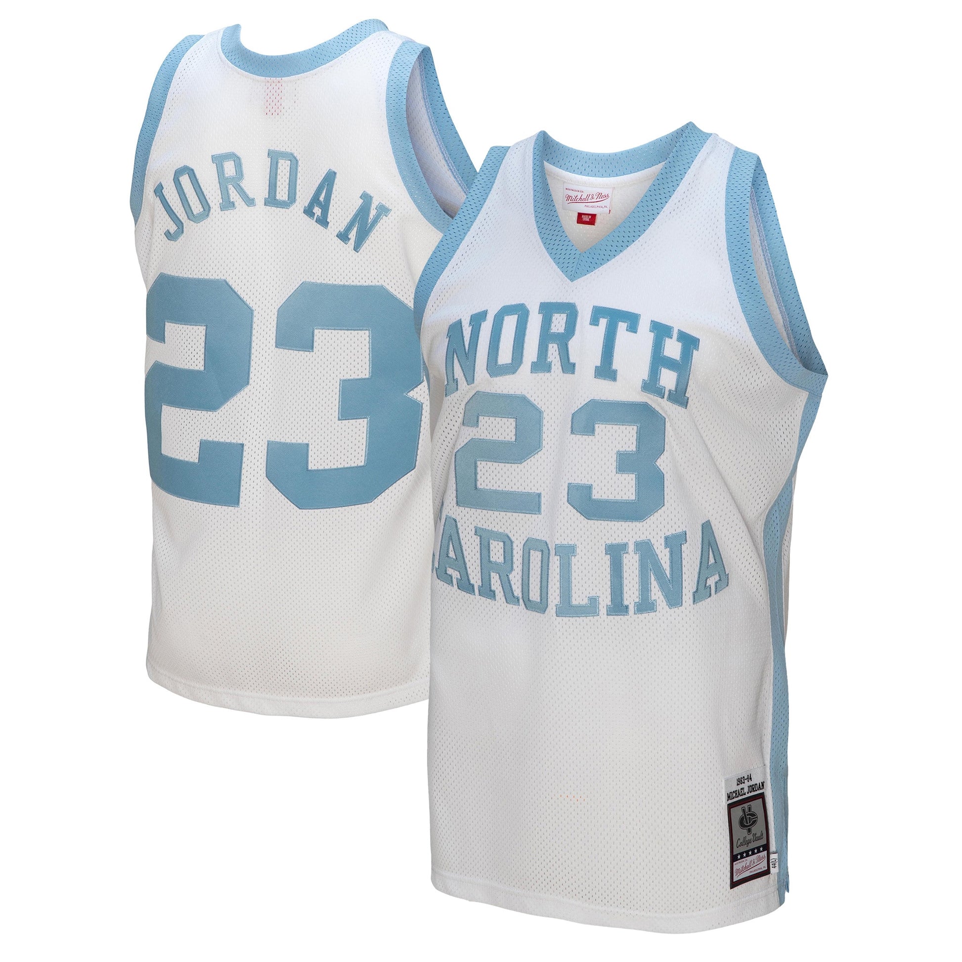 Michael Jordan North Carolina Tar Heels white jersey