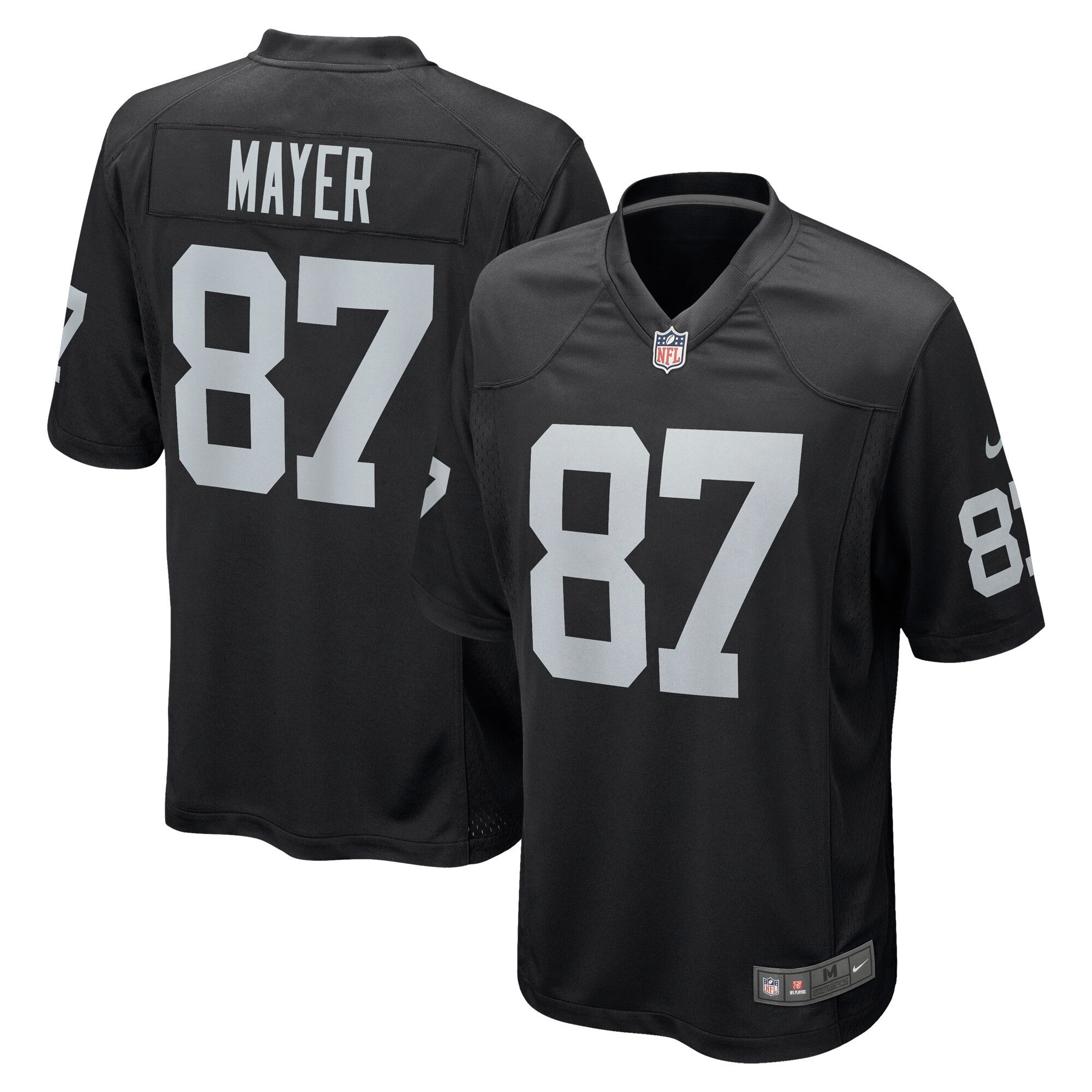 Michael Mayer Las Vegas Raiders black jersey