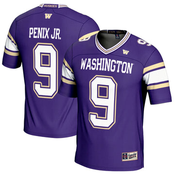 Michael Penix Jr Washington Huskies purple jersey