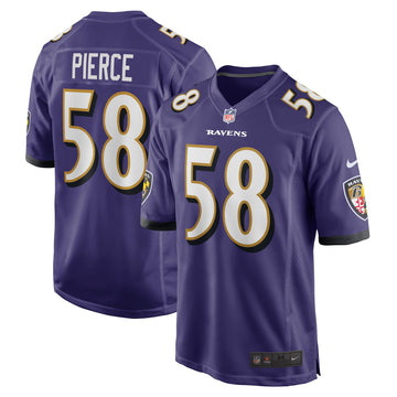 Michael Pierce Baltimore Ravens purple jersey