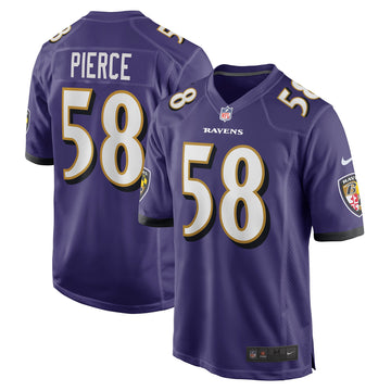 Michael Pierce Baltimore Ravens purple jersey
