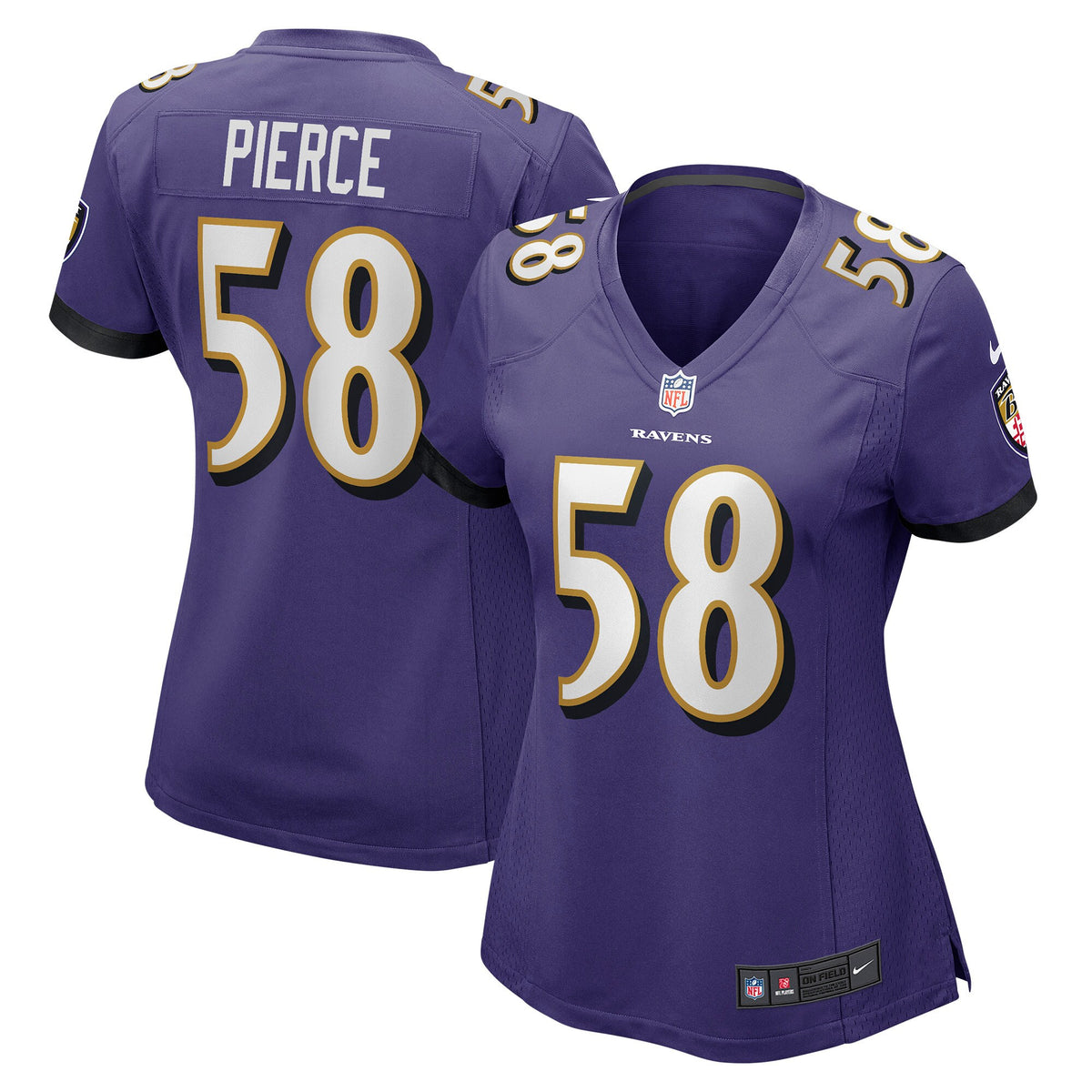 Michael Pierce Baltimore Ravens purple jersey