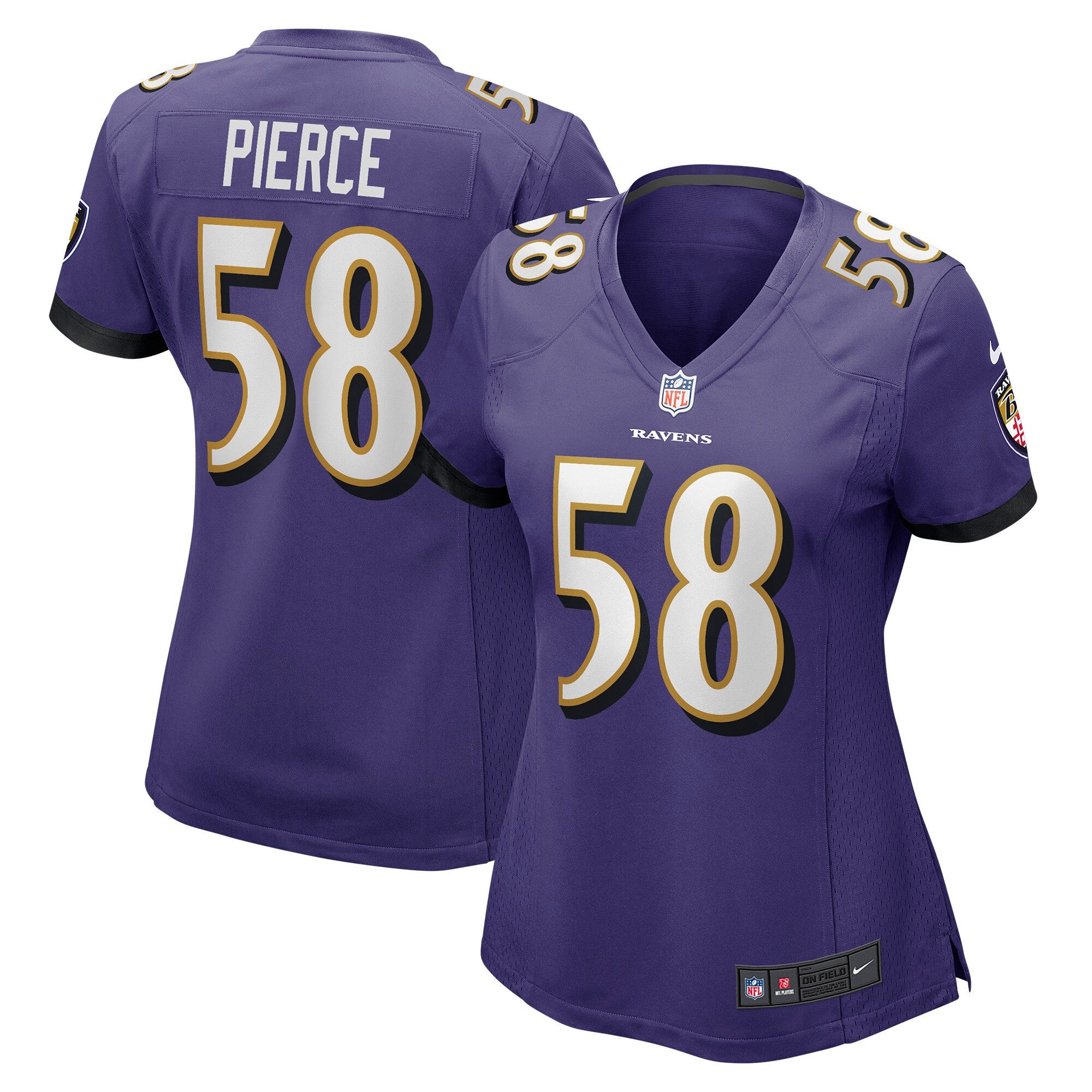 Michael Pierce Baltimore Ravens purple jersey