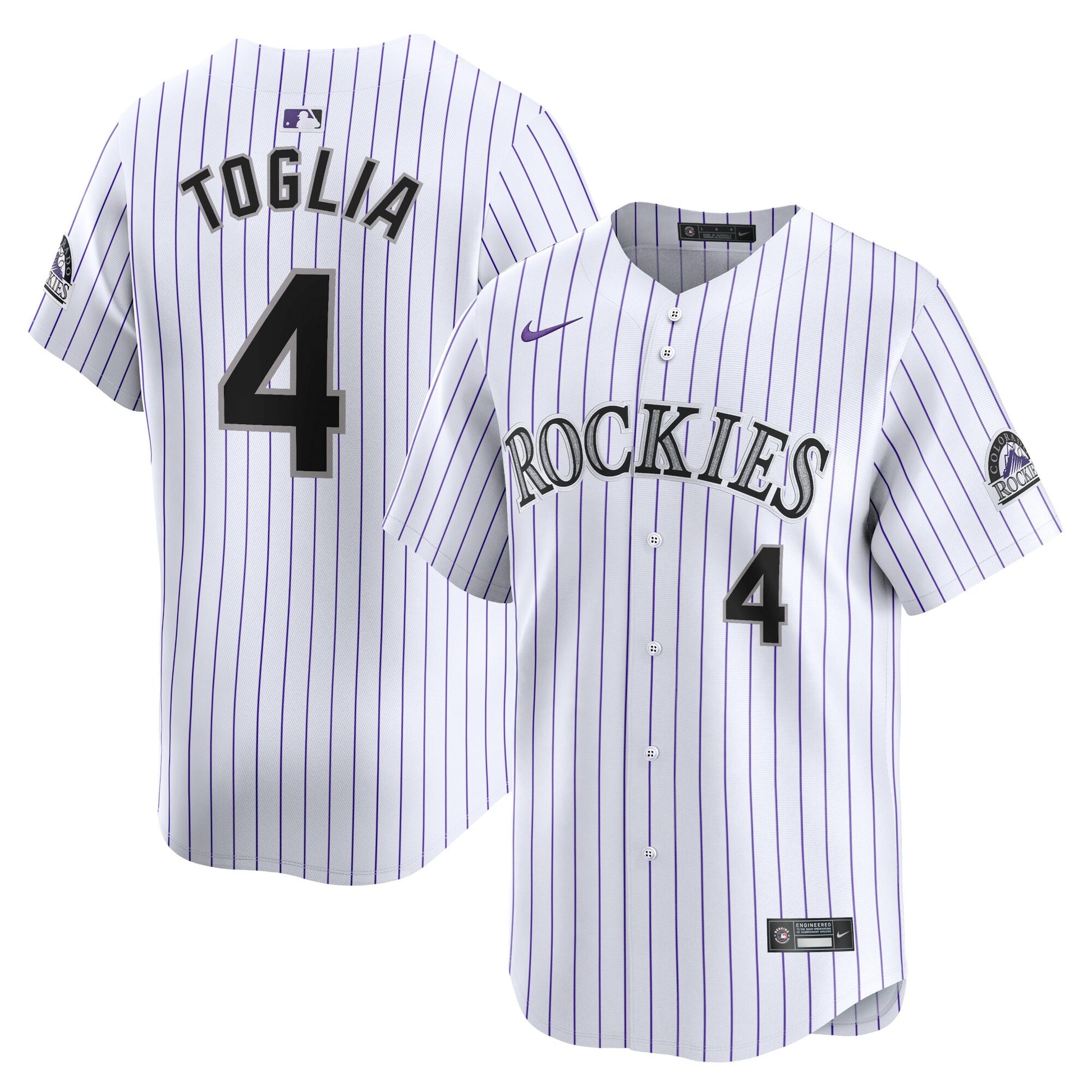 Michael Toglia Colorado Rockies white Limited jersey