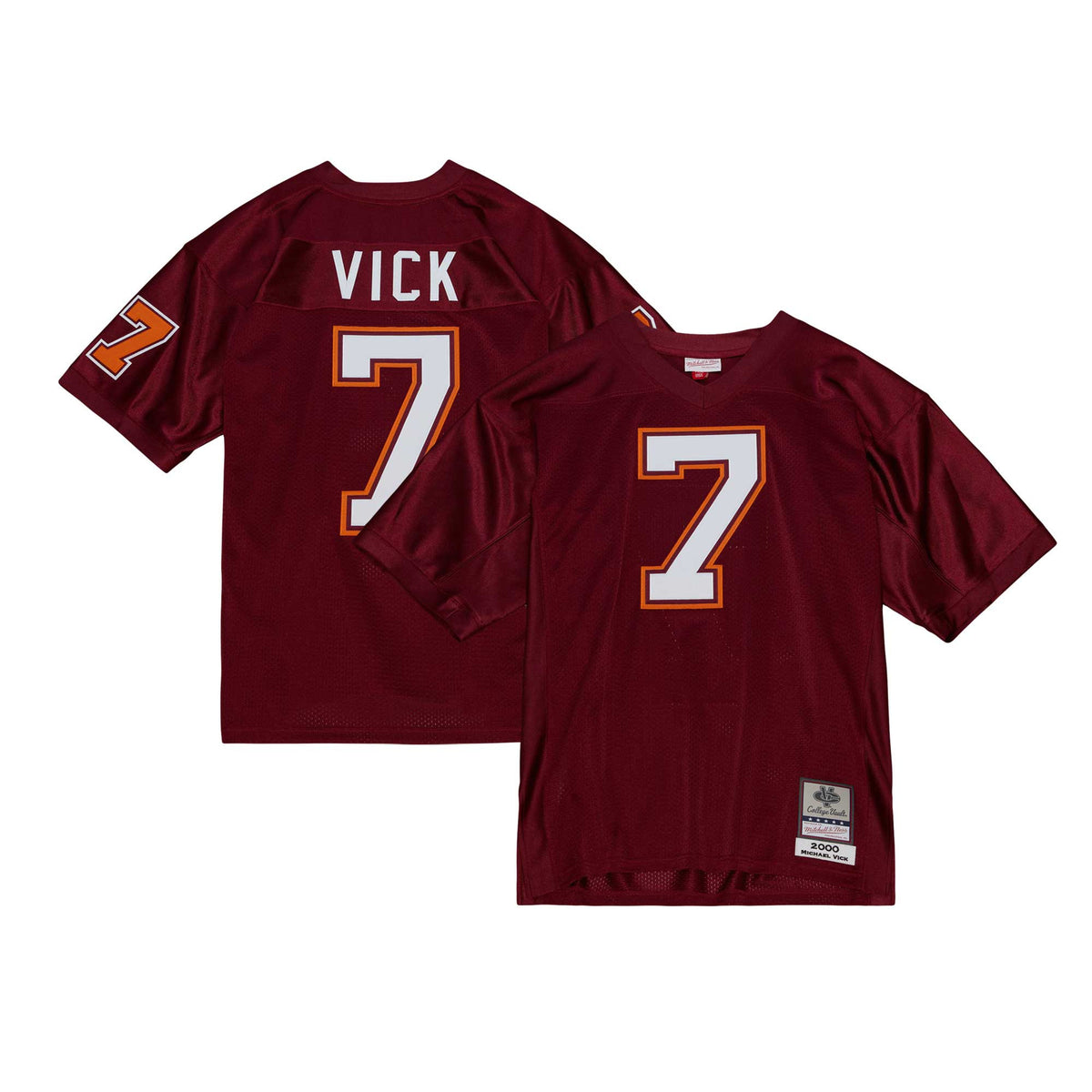 Michael Vick Virginia Tech Hokies maroon jersey
