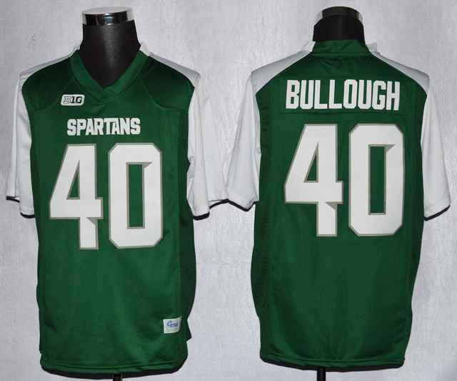 Michigan State Max Bullough Michigan State Max Bullough 40 green jersey