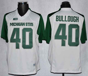 Michigan State Max Bullough Michigan State Max Bullough 40 white jersey