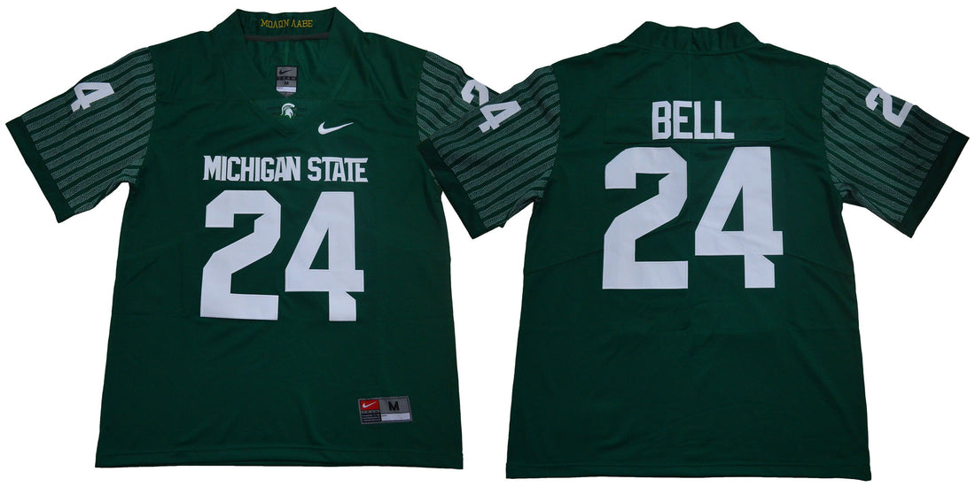 Le'Veon Bell Michigan State Spartans green jersey
