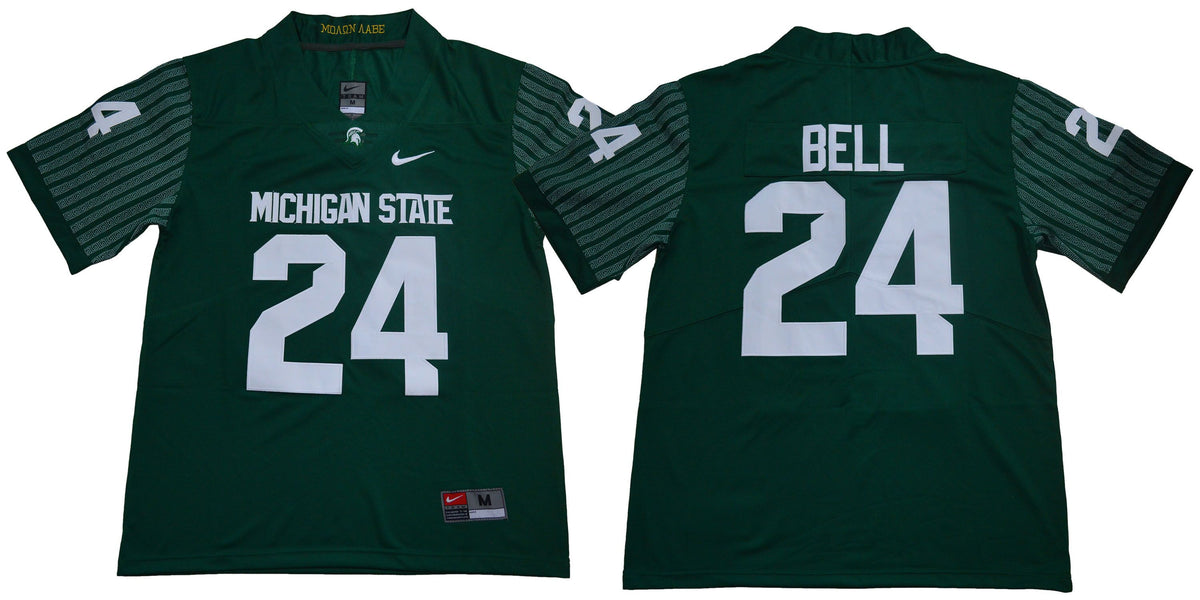 Le'Veon Bell Michigan State Spartans green jersey