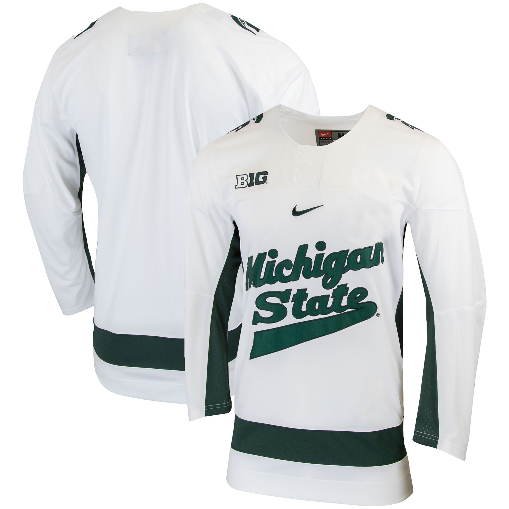 College Michigan State Spartans white jersey