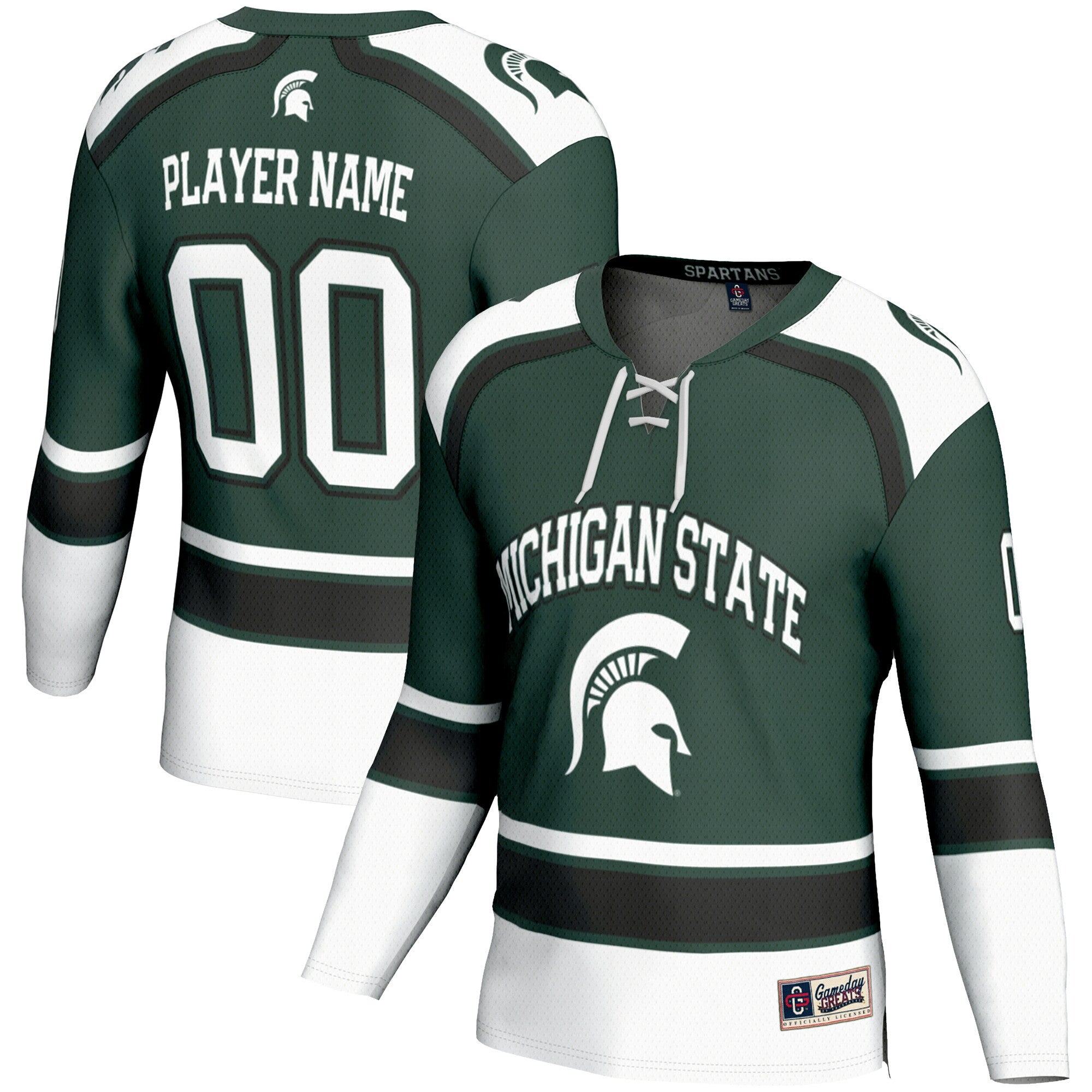 Ice Michigan State Spartans green jersey
