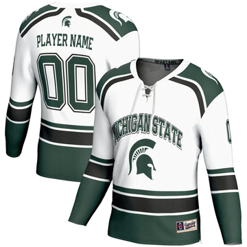 Ice Michigan State Spartans white jersey