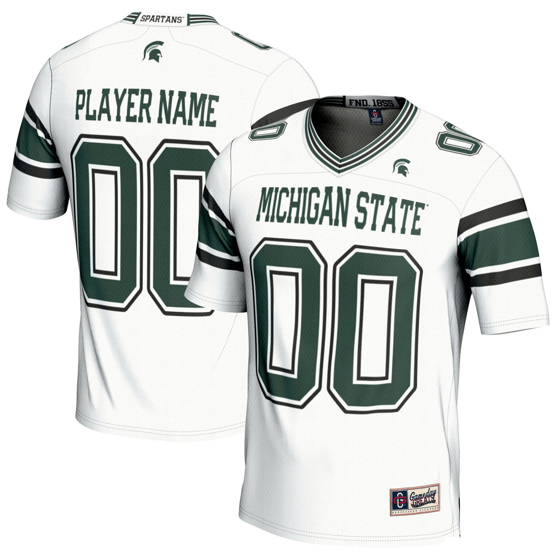 Michigan State Spartans white jersey