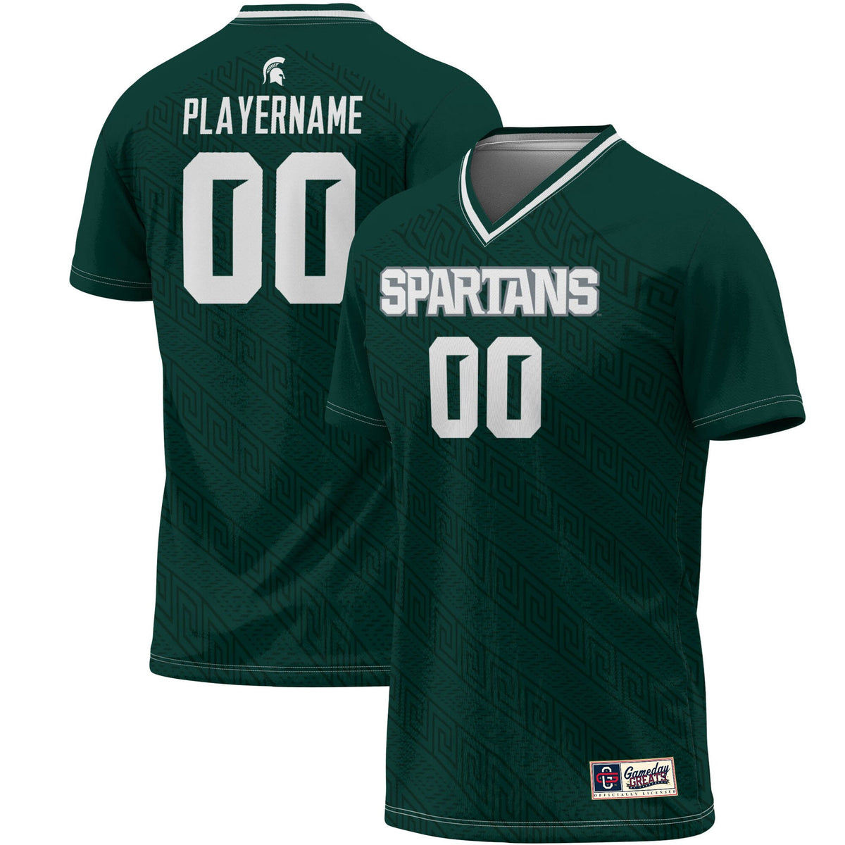 Michigan State Spartans green jersey