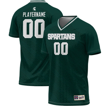 Michigan State Spartans green jersey