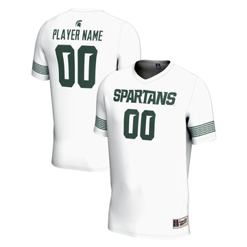 Michigan State Spartans white jersey