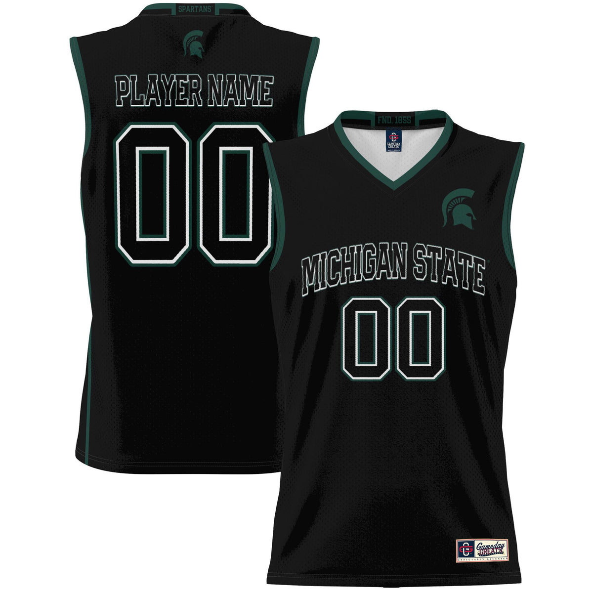 Michigan State Spartans black jersey