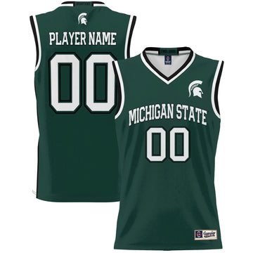 Michigan State Spartans green jersey