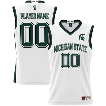 Michigan State Spartans white jersey