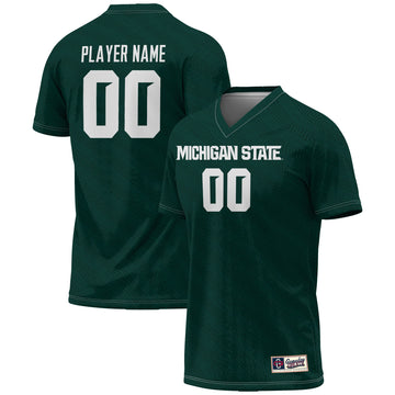 Michigan State Spartans green jersey