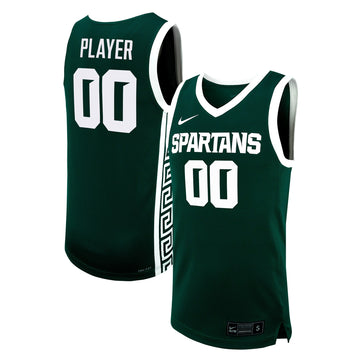 Michigan State Spartans green jersey
