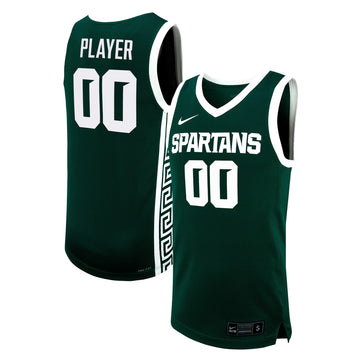 Michigan State Spartans green jersey