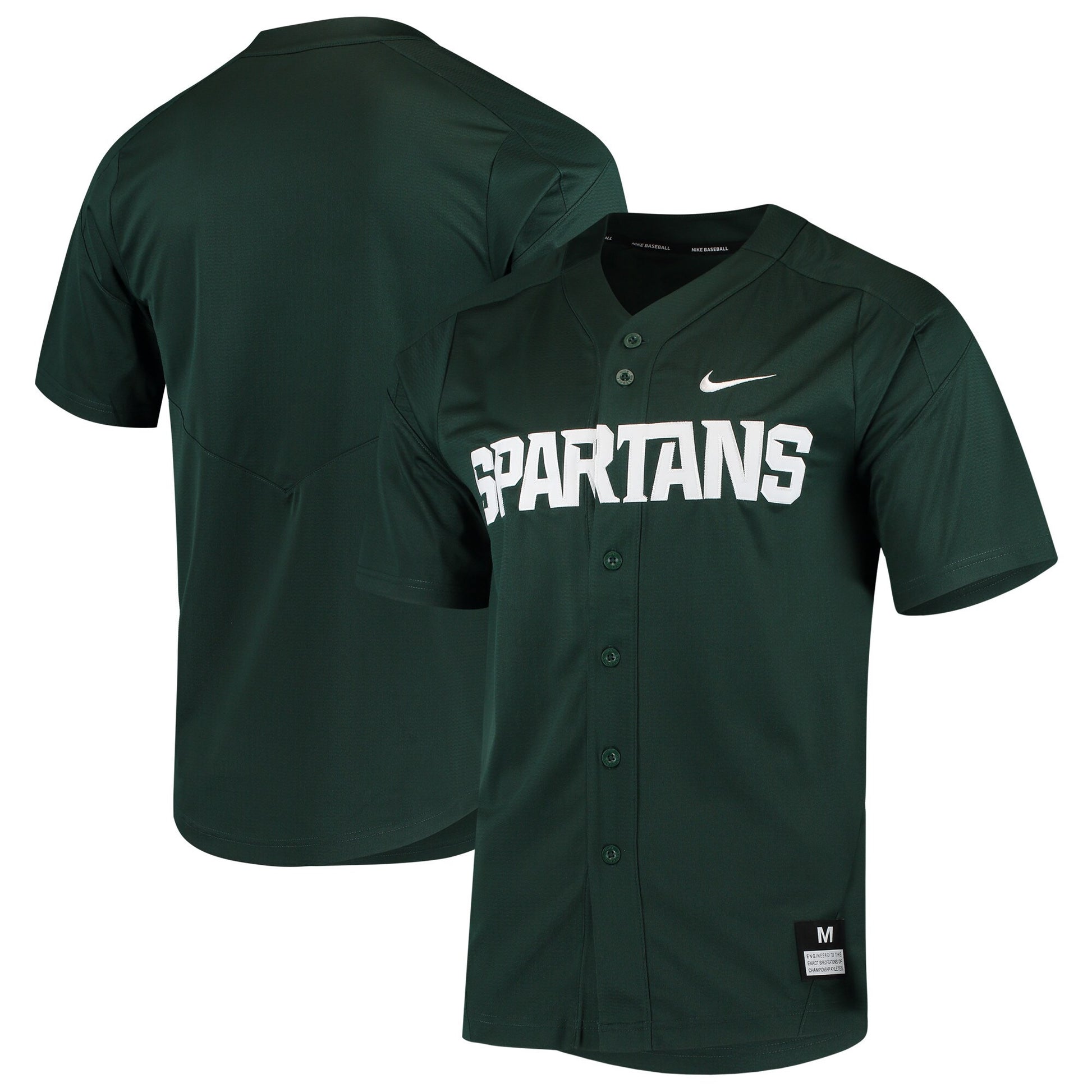 Michigan State Spartans green Vapor jersey