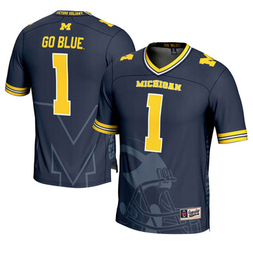 Michigan Wolverines navy Fashion jersey
