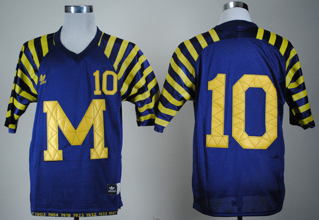 Tom Brady Michigan Wolverines navy jersey