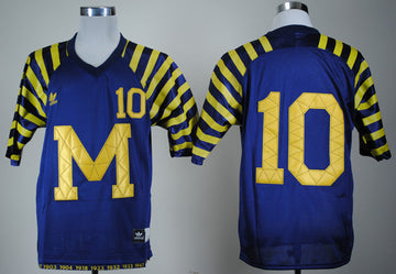 Tom Brady Michigan Wolverines navy jersey